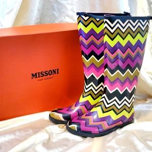 NWT Missoni for Target Kids Rainboots